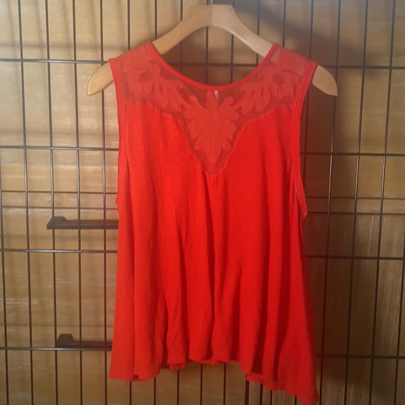Free People Draped Tunic w/ Lace Neckline - Picture 3 of 3